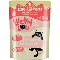 Lucky Lou Nassfutter Katze Kitten Geflügel 12x300 g von Lucky Lou