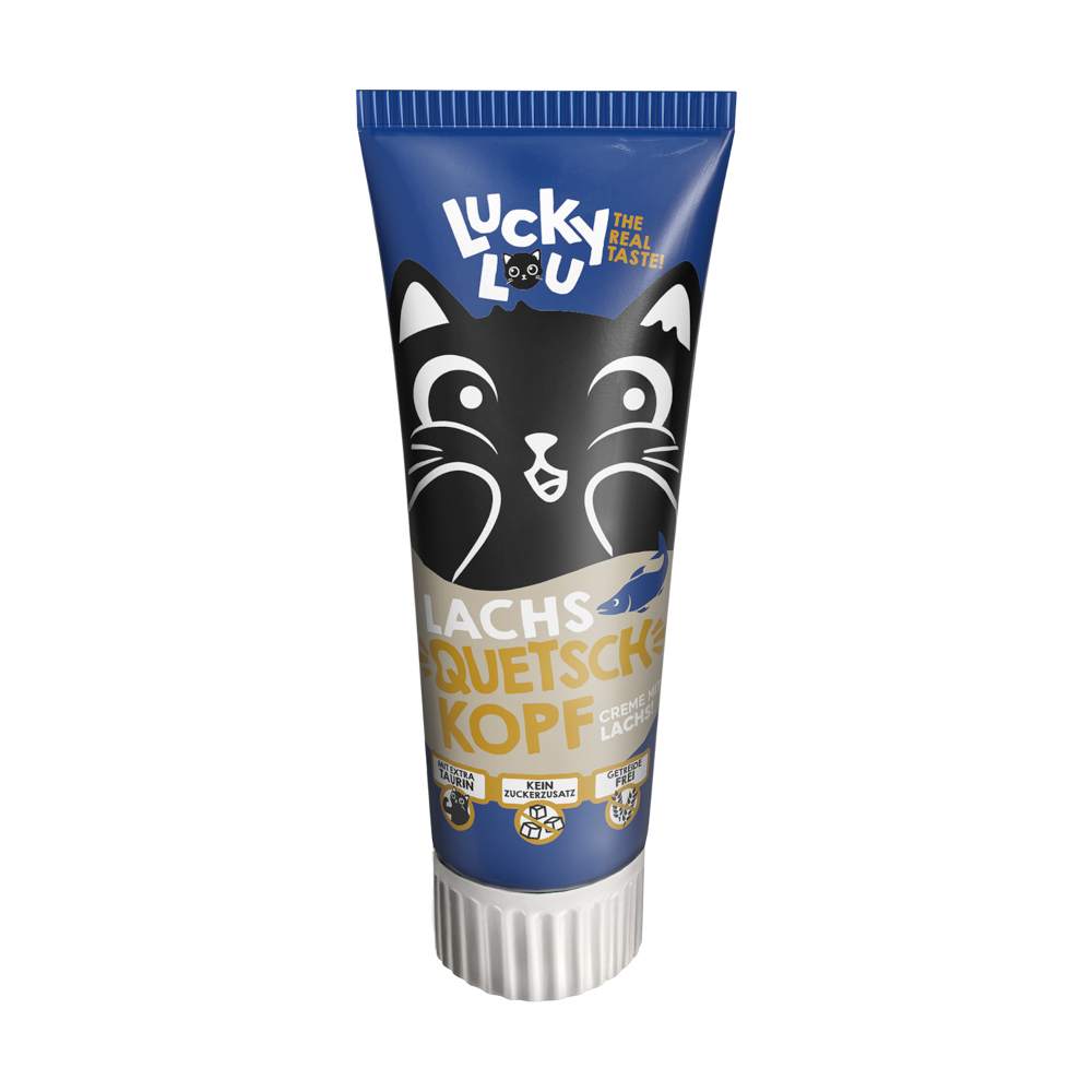 Lucky Lou Quetschkopf Lachs - Sparpaket: 2 x 75 g von Lucky Lou