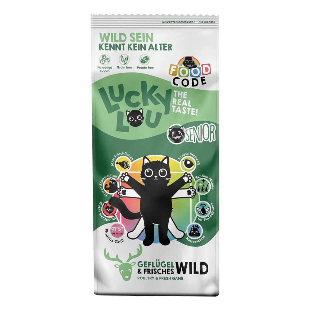 Lucky Lou Senior Geflügel & Wild - Sparpaket: 2 x 3 kg von Lucky Lou