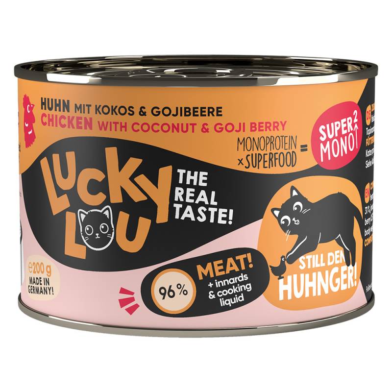 Lucky Lou SuperMono² 6 x 200 g - Huhn von Lucky Lou