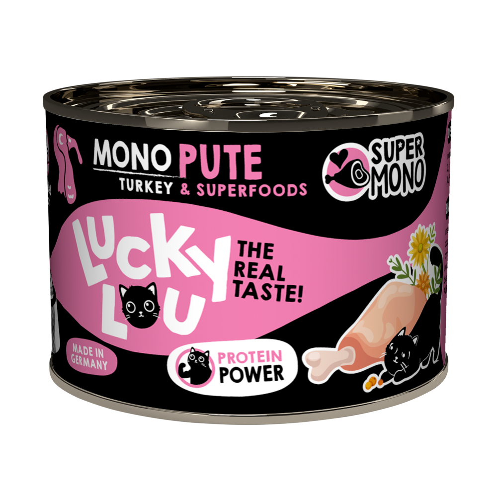 Lucky Lou SuperMono² 6 x 200 g - Pute Lucky Lou SuperMono² 6 x 200 g - Pute von Lucky Lou