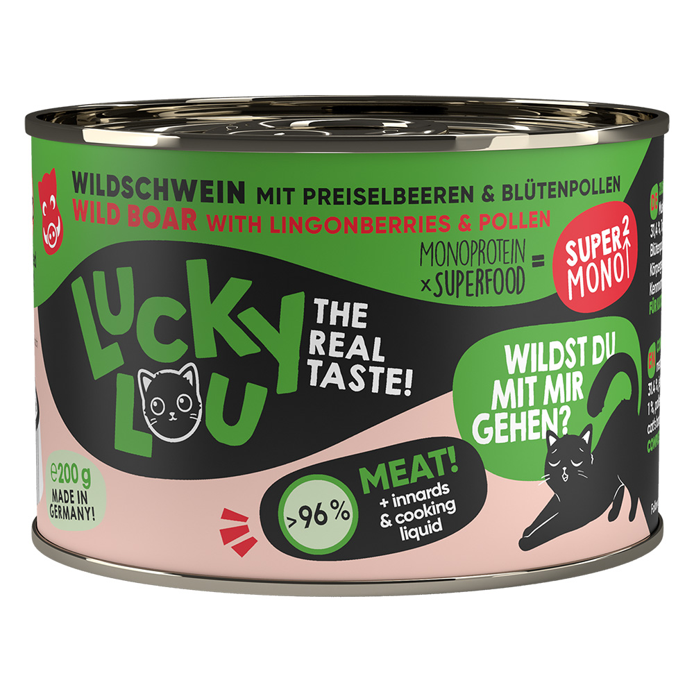 Lucky Lou SuperMono² 6 x 200 g - Wildschwein Lucky Lou SuperMono² 6 x 200 g - Wildschwein von Lucky Lou