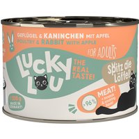 Sparpaket Lucky Lou Adult 24 x 200 g - Geflügel & Kaninchen von Lucky Lou