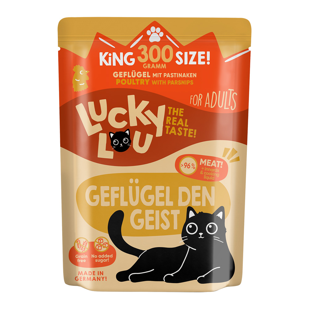 Sparpaket Lucky Lou Adult 24 x 300 g - Geflügel Sparpaket Lucky Lou Adult 24 x 300 g - Geflügel von Lucky Lou