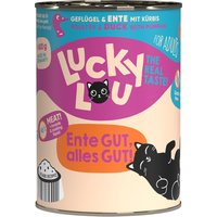 Sparpaket Lucky Lou Adult 24 x 400 g - Geflügel & Ente von Lucky Lou