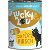 Sparpaket Lucky Lou Adult 24 x 400 g - Geflügel & Hirsch von Lucky Lou
