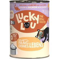 Sparpaket Lucky Lou Adult 24 x 400 g - Geflügel & Lachs von Lucky Lou