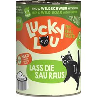 Sparpaket Lucky Lou Adult 24 x 400 g - Rind & Wildschwein von Lucky Lou