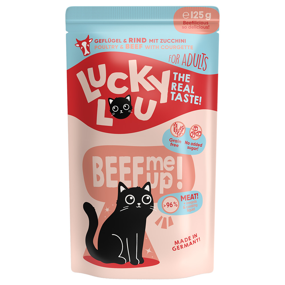Sparpaket Lucky Lou Adult 48 x 125 g - Geflügel & Rind Sparpaket Lucky Lou Adult 48 x 125 g - Geflügel & Rind von Lucky Lou