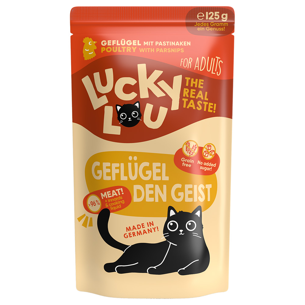 Sparpaket Lucky Lou Adult 48 x 125 g - Geflügel von Lucky Lou