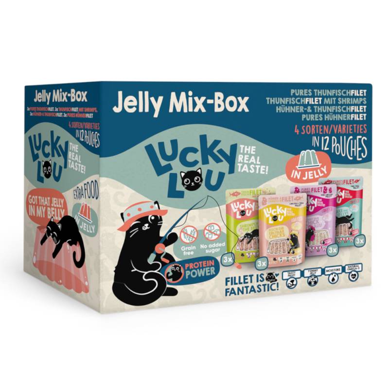 Sparpaket Lucky Lou Extra Food 24 x 70 g Mix-Box von Lucky Lou