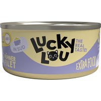 Sparpaket Lucky Lou Extrafood Filet in Brühe 36 x 70 g - Hühnerfilet von Lucky Lou