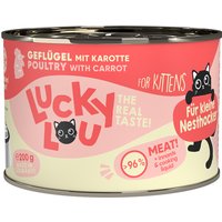 Sparpaket Lucky Lou Lifestage Kitten 24 x 200 g - Geflügel von Lucky Lou