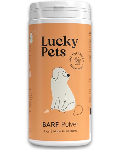Lucky Pets Barf Pulver für Hunde 1 Kg TESTSIEGER I Mineralien und Vitamine für Hunde I Natürliche und hochwertige Inhaltsstoffe I Barf Complete Hund Lucky Pets Barf Pulver für Hunde 1 Kg TESTSIEGER I Mineralien und Vitamine für Hunde I Natürliche und hochwertige Inhaltsstoffe I Barf Complete Hund von Lucky Pets