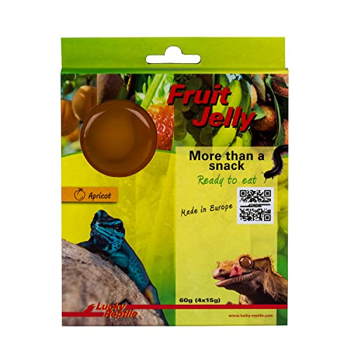 Lucky Reptile Fruit Jelly, Geschmack:Apricot (Aprikose), Inhalt:4 x 15g von Lucky Reptile