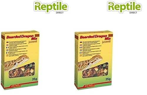 Lucky Reptile Bearded Dragon Mix Juvenil 35 g, 2er Pack (1 x 35 g) von Lucky Reptile