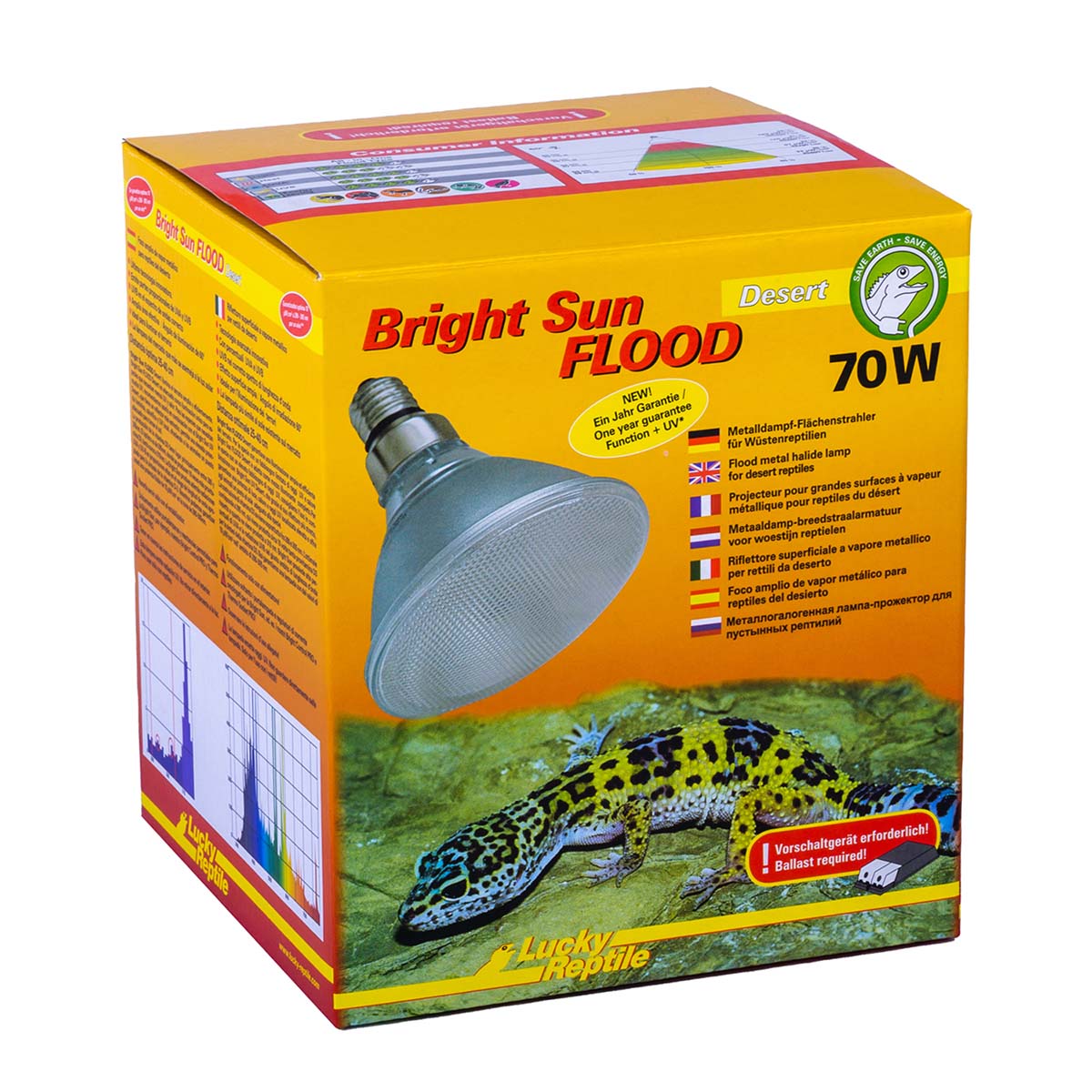 Lucky Reptile Bright Sun FLOOD Desert 70W Lucky Reptile Bright Sun FLOOD Desert 70W von Lucky Reptile