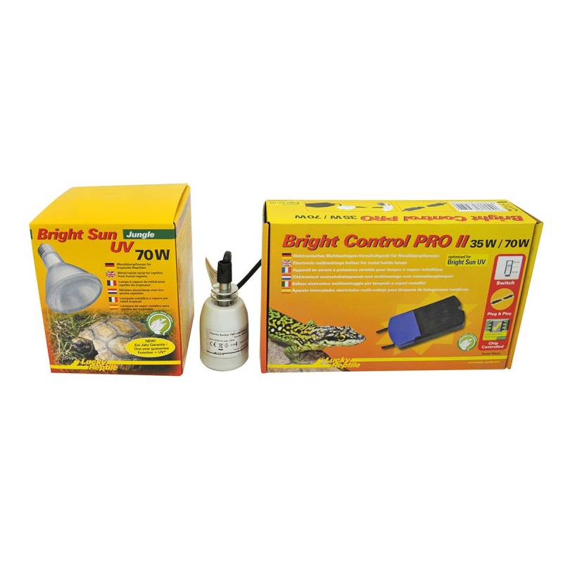 Lucky Reptile Bright Sun UV 70 W Komplettset Jungle Lucky Reptile Bright Sun UV 70 W Komplettset Jungle von Lucky Reptile