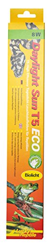 Lucky Reptile DS5E-8 Daylight Sun T5 Eco, 8 W, Tageslicht Leuchtstoffröhre High Efficiency, 300 x 16 mm (1er Pack) von Lucky Reptile