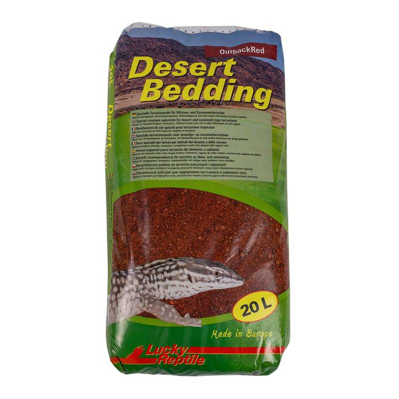 Lucky Reptile Desert Bedding Outback Rot 20 l von Lucky Reptile