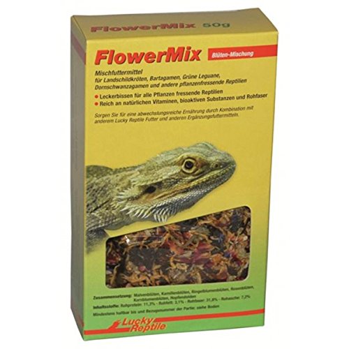 Lucky Reptile Flower Mix 50 g, Blütenmischung für Reptilien und andere Tiere von Lucky Reptile