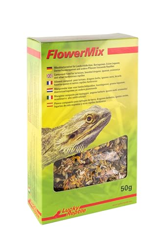 Lucky Reptile Flower Mix 50 g, Blütenmischung für Reptilien und andere Tiere von Lucky Reptile