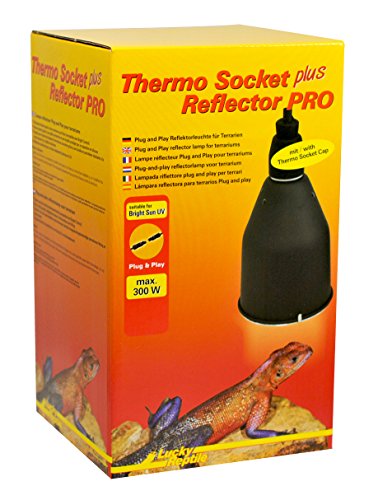 Lucky Reptile HTRP-2UK Thermo Socket plus Reflector mit Steckverbindung, gro von Lucky Reptile