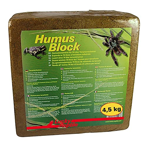 Lucky Reptile Humus Block 4,5 kg, Terrarienhumus für Terrarientiere und andere Heimtiere von Lucky Reptile