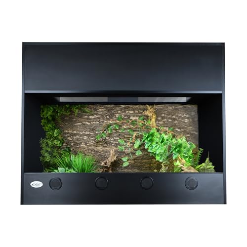 Lucky Reptile IsoTarrium Pro 'Black Edition', Terrarienmaße (B/T/H):100 x 50 x 80 cm von Lucky Reptile