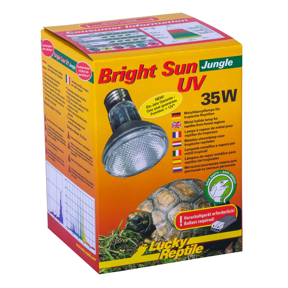 Lucky Reptile Metalldampflampe Bright Sun UV Jungle 35 Lucky Reptile Metalldampflampe Bright Sun UV Jungle 35 von Lucky Reptile