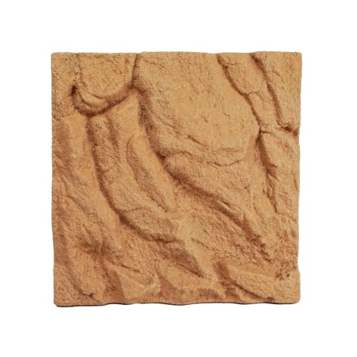 Lucky Reptile Rock Background - Scape it Easy - Outback Red, 43,3 x 43 cm, passende für Exo Terra Glasterrarien von Lucky Reptile