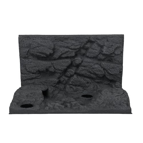 Lucky Reptile Rocky Canyon (2 teilig)- Scape it Easy - Basalt Grey, 48 x 25 x 29 cm, für Starter Kits 50 cm von Lucky Reptile