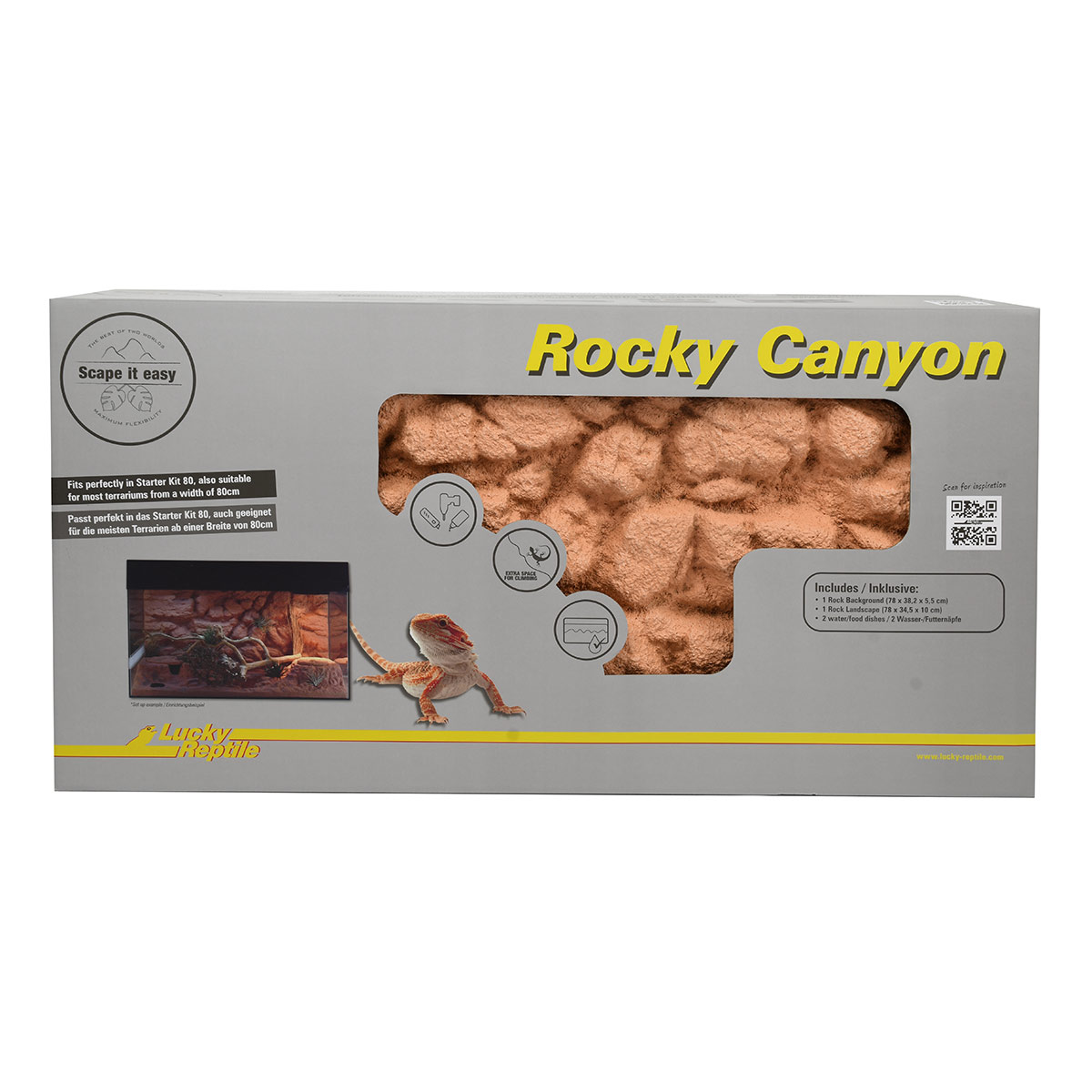 Lucky Reptile Rocky Canyon Outback Red 78x38x38 cm Lucky Reptile Rocky Canyon Outback Red 78x38x38 cm von Lucky Reptile