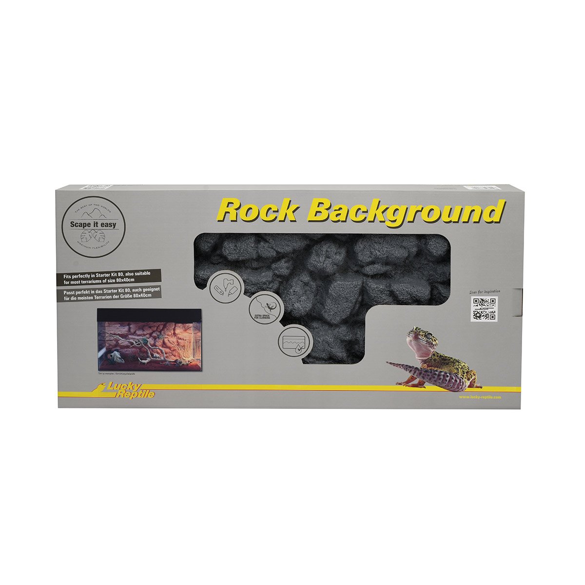 Lucky Reptile Rückwand Rock Background Basalt Grey 78x38 cm Lucky Reptile Rückwand Rock Background Basalt Grey 78x38 cm von Lucky Reptile