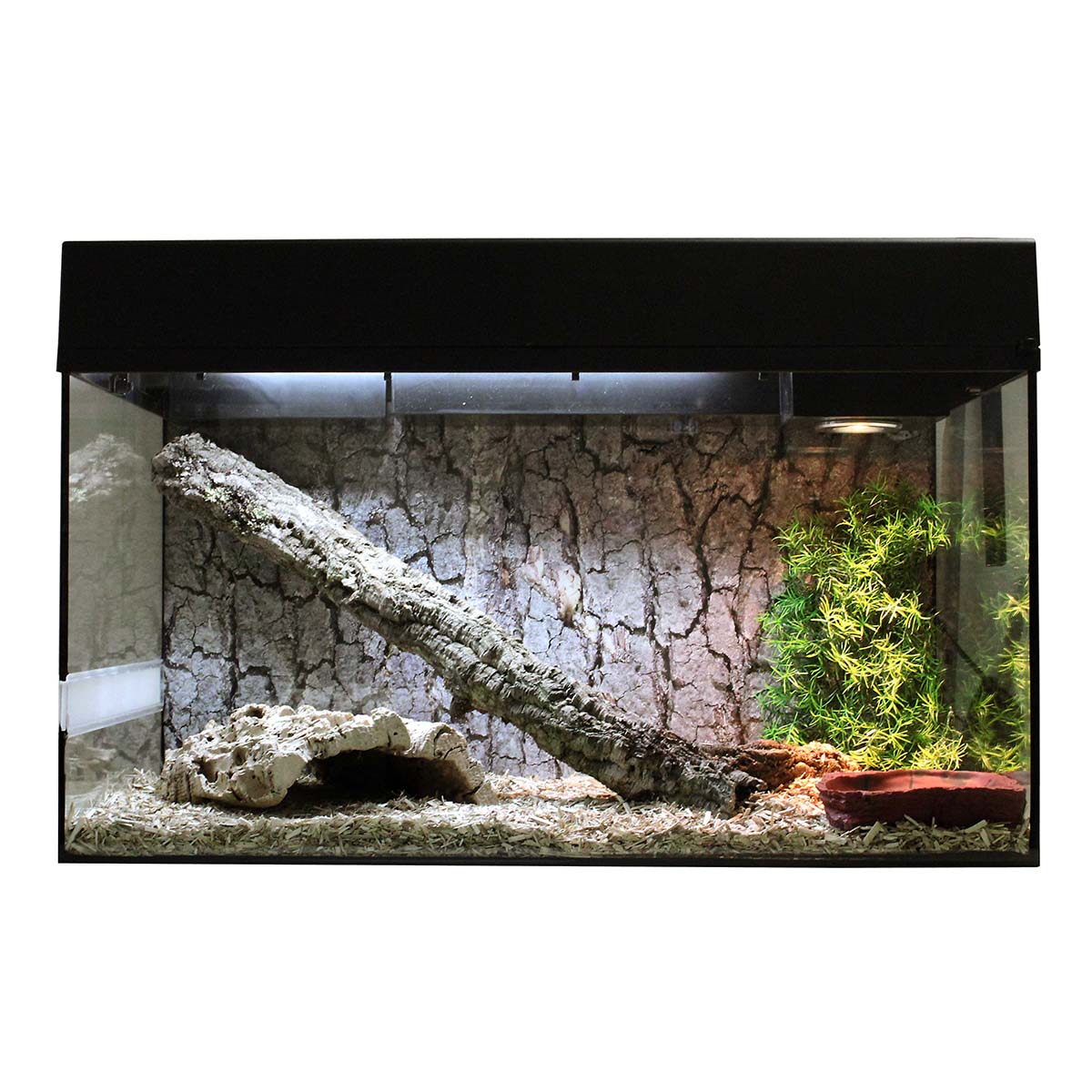 Lucky Reptile Terrarium Starter Kit 80 cm "Schlange" Schwarz von Lucky Reptile