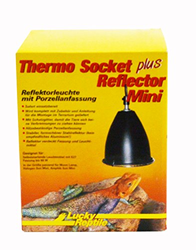 Lucky Reptile Thermo Socket + Reflector Mini, Reflektorleuchte mit Porzellanfassung Lucky Reptile Thermo Socket + Reflector Mini, Reflektorleuchte mit Porzellanfassung von Lucky Reptile