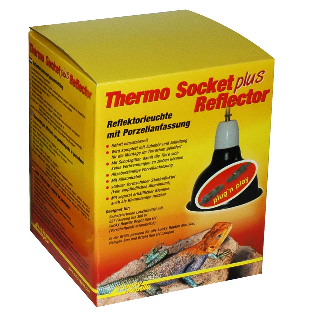 Lucky Reptile Thermo Socket + Reflector PRO Kurz Lucky Reptile Thermo Socket + Reflector PRO Kurz von Lucky Reptile