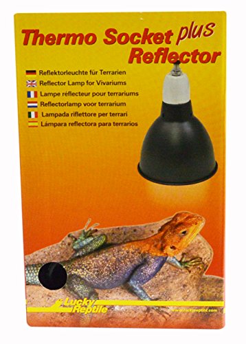 Lucky Reptile Thermo Socket plus Reflector Klein, Schwarz, 1 Stück (1er Pack) von Lucky Reptile