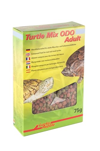 Lucky Reptile Turtle Mix ODO Moschusschildkrötenfutter, Inhalt:Adult 75 Gramm von Lucky Reptile
