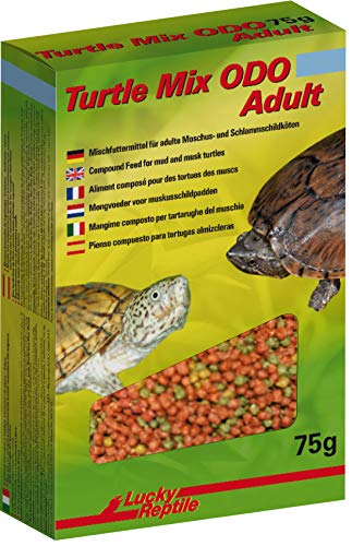 Lucky Reptile Turtle Mix Turtle Mix ODO Adult 75g, Spezialfutter für adulte Moschusschildkröten von Lucky Reptile