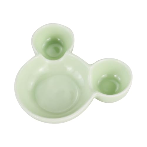 LuckyOpt Hamster Futternapf, Niedliche Mausform Keramik Hamster Wassernapf Leicht zu Reinigen, Meerschweinchen Schüssel Futternapf für Kleintiere, Igel, Eichhörnchen, Nagetiere, Zuckergleiter (Grün) LuckyOpt Hamster Futternapf, Niedliche Mausform Keramik Hamster Wassernapf Leicht zu Reinigen, Meerschweinchen Schüssel Futternapf für Kleintiere, Igel, Eichhörnchen, Nagetiere, Zuckergleiter (Grün) von LuckyOpt