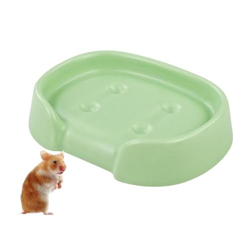 LuckyOpt Hamster Kühlpadd, Kaninchen Wärmeabfuhr Platte, kleine Tier Kühlbetten für Hamster Kaninchen Chinchilla (Grün) von LuckyOpt