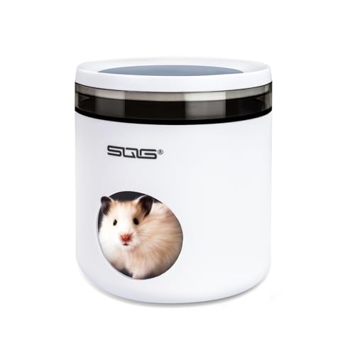 LuckyOpt Hamsterhaus, Hohl Hamsterhütte für Ruhe im Schatten, Hamsterhütte, kühles Nest für kleine Hamster, Sandratten und Goldbären (Weiß) von LuckyOpt