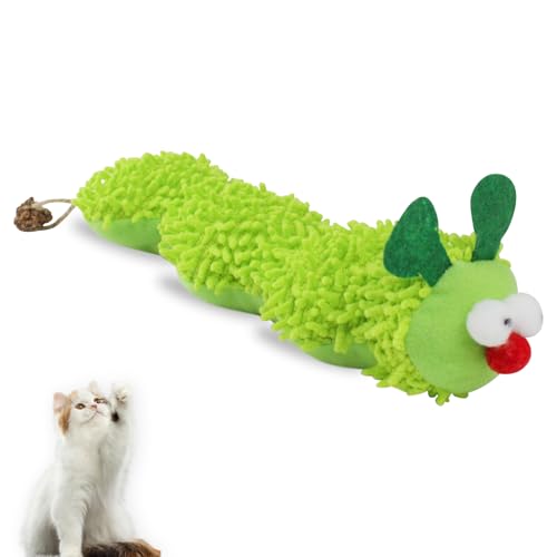 LuckyOpt Katzenminze-Spielzeug für Katzen, niedliches Katzenminze-Spielzeug, Raupenform, Katzenkauspielzeug, weiches Plüsch-Katzenspielzeug für Indoor-Katzen, interaktives Katzenspielzeug zum Spielen LuckyOpt Katzenminze-Spielzeug für Katzen, niedliches Katzenminze-Spielzeug, Raupenform, Katzenkauspielzeug, weiches Plüsch-Katzenspielzeug für Indoor-Katzen, interaktives Katzenspielzeug zum Spielen von LuckyOpt