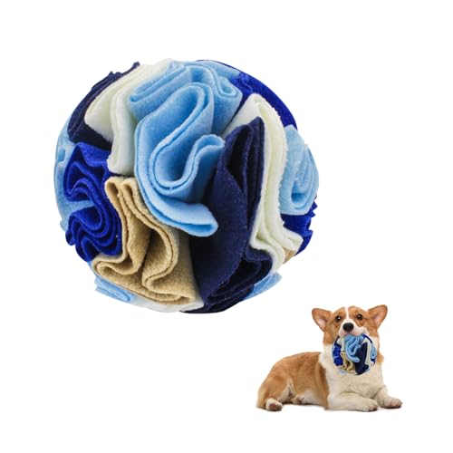 LuckyOpt Schnüffelball für Hunde, weicher Filzstoff, Schnüffelball für natürliche Nahrungssuche, 15 cm Durchmesser, Hunde-Futtermatte, Schnüffelballspielzeug für kleine und mittelgroße Hunde (Panda) LuckyOpt Schnüffelball für Hunde, weicher Filzstoff, Schnüffelball für natürliche Nahrungssuche, 15 cm Durchmesser, Hunde-Futtermatte, Schnüffelballspielzeug für kleine und mittelgroße Hunde (Panda) von LuckyOpt
