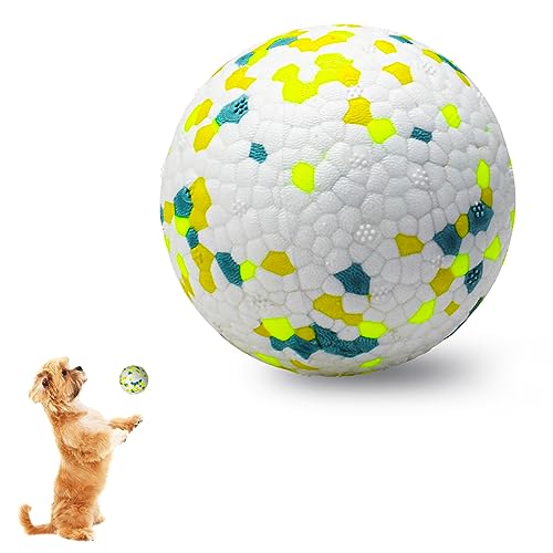 LuckyOpt Unzerstörbarer Hundeball, High Bounce Gummi Hundespielzeug Ball, TPR Hundeball Langlebiger Hundespielzeug Ball Resistente Zähne für Training Kleine Mittlere Große Hunde (B) von LuckyOpt