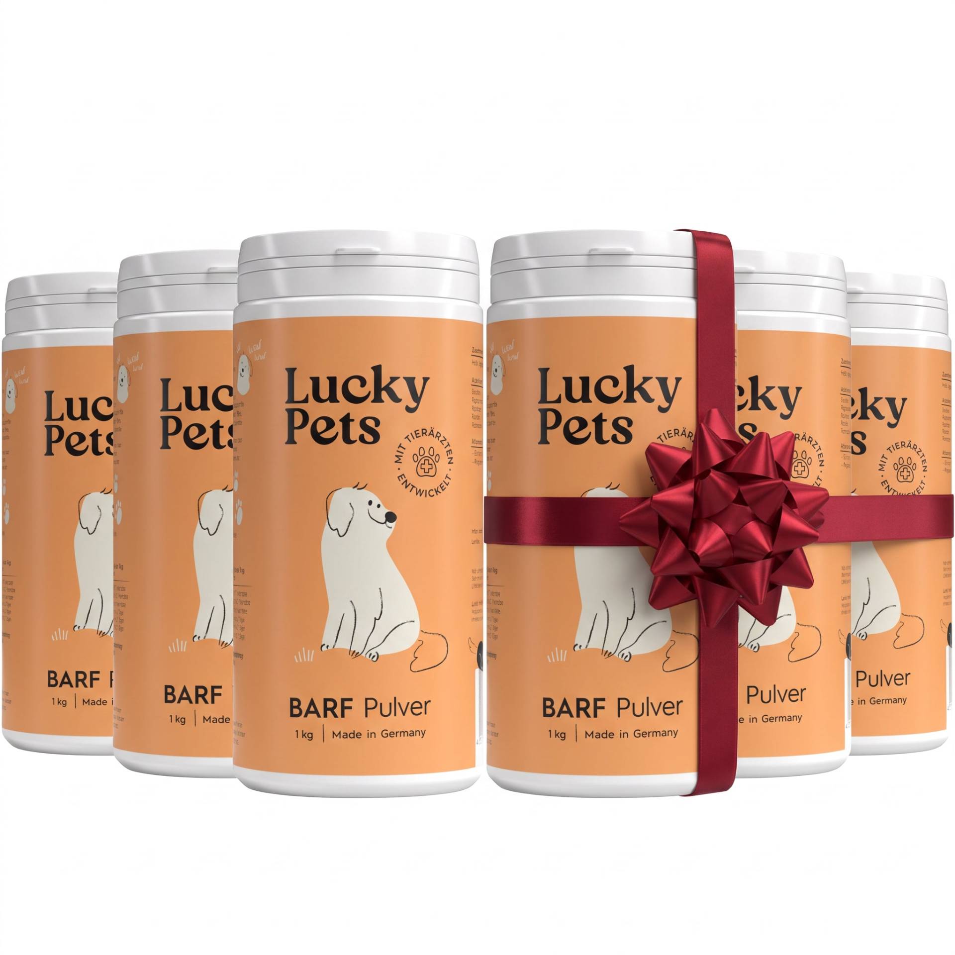 Lucky Pets Barf Pulver - Barf-Pulver 6er Spar-Paket von LuckyPets