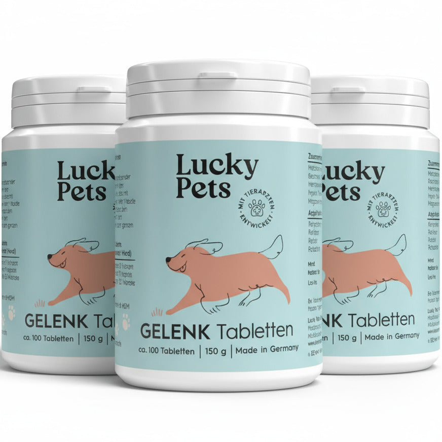 Lucky Pets Gelenktabletten - 3er Set Gelenktabletten 150 g von LuckyPets