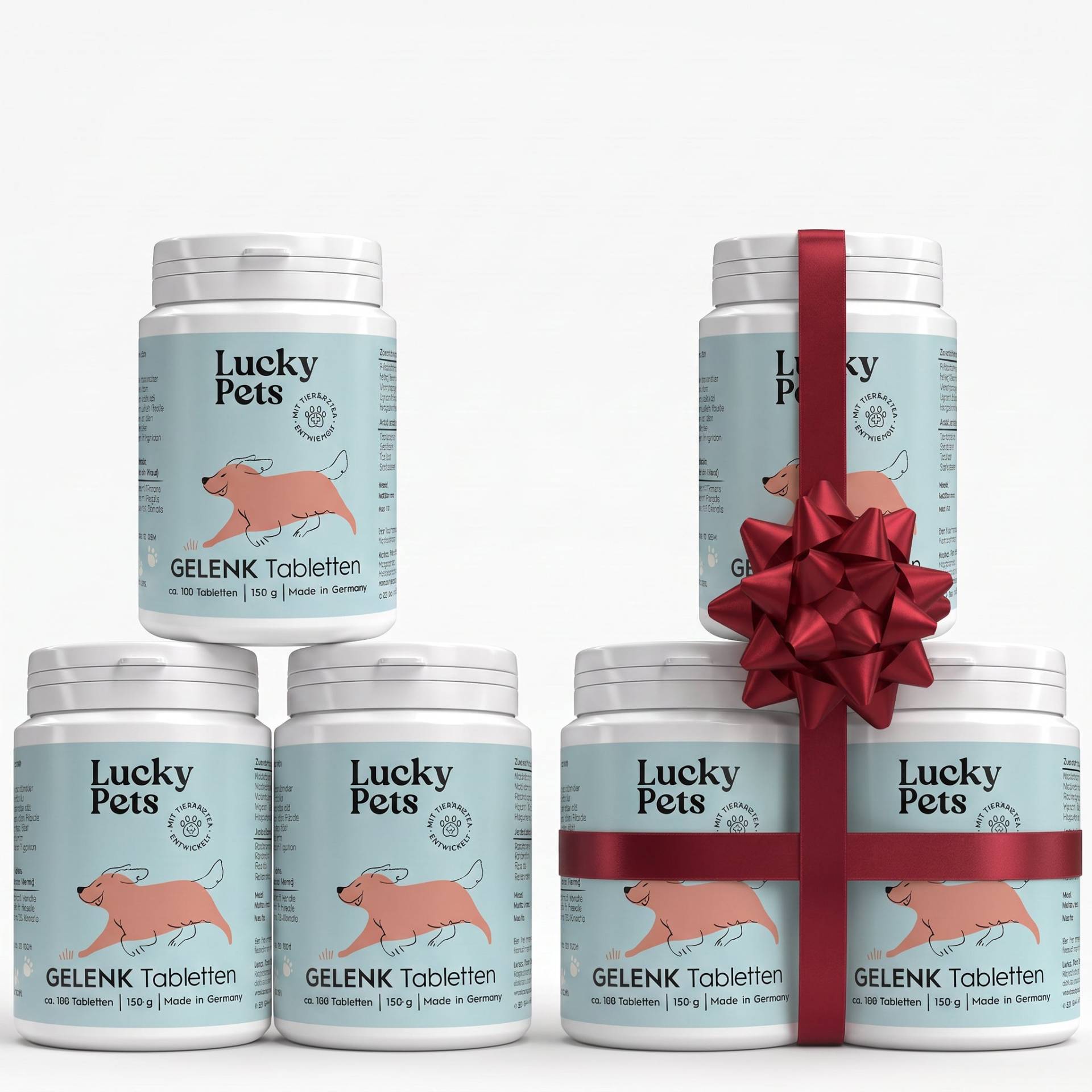 Lucky Pets Gelenktabletten - 6er Set Gelenktabletten 150 g von LuckyPets
