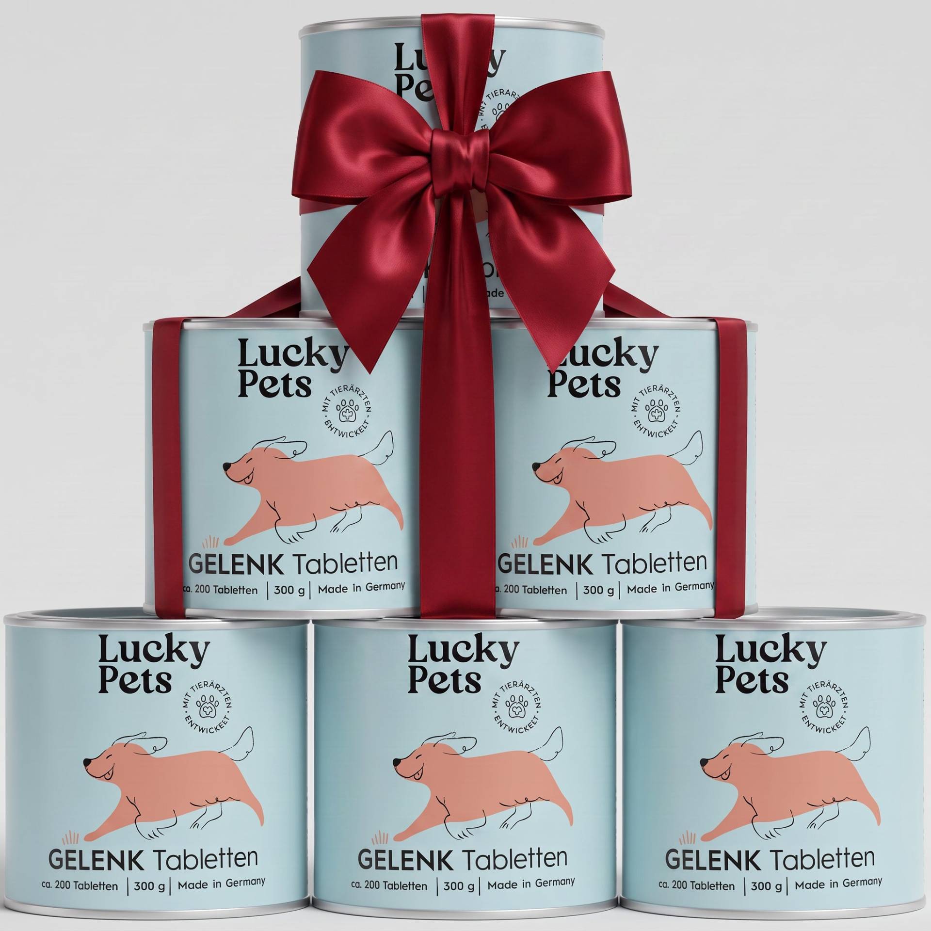 Lucky Pets Gelenktabletten - 6er Set Gelenktabletten 300 g von LuckyPets